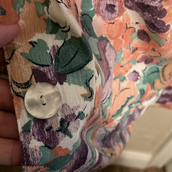 Floral Linen Feel Jacket - Picture 2 of 4